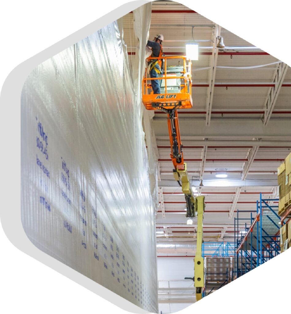 Temporary Interior Walls - C.O.R.E. Frameless Wall