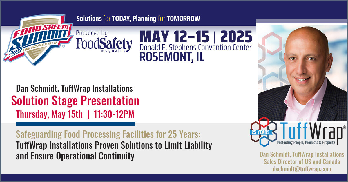 Dan Schmidt Presentation at Food Safety Summit 2025