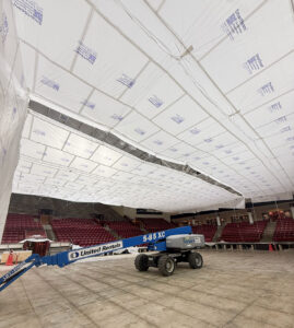 replacing arena floor construction company contained